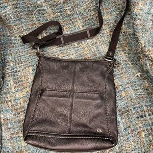 The Sak black leather crossbody